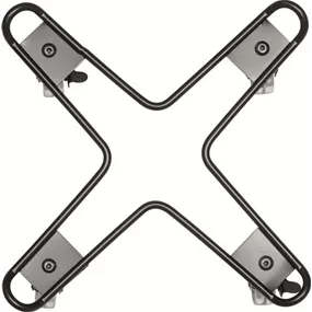 Multi Roller aus Stahl, Kreuzform für weiche/robuste Böden