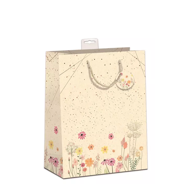 Geschenk-Tragetasche, Blumenwiese