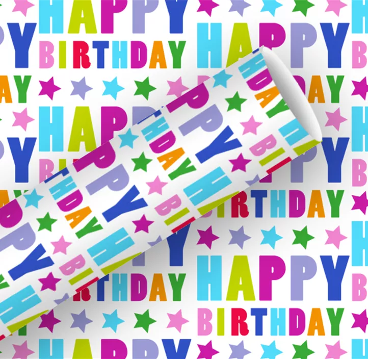 Rollenpapier Happy Birthday
