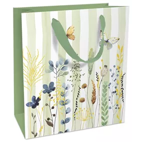 Geschenktasche 'Flower and Stripes'