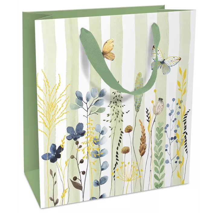 Tragetasche Flower and Stripes M