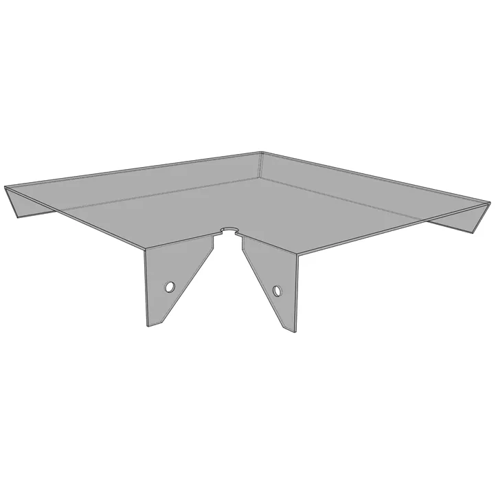 Außenecke für Hochbeet Holzbeton