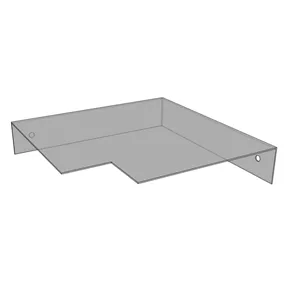 Innenecke für Hochbeet Holzbeton