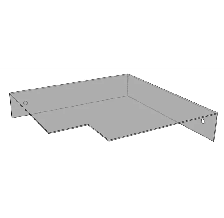 Innenecke für Hochbeet Holzbeton