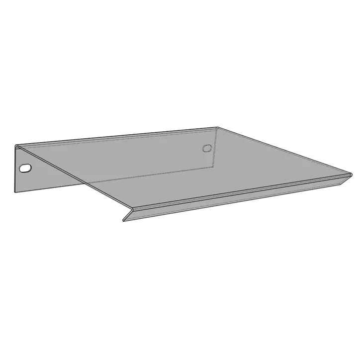 Abdeckblech verzinkt für Hochbeet Holzbeton