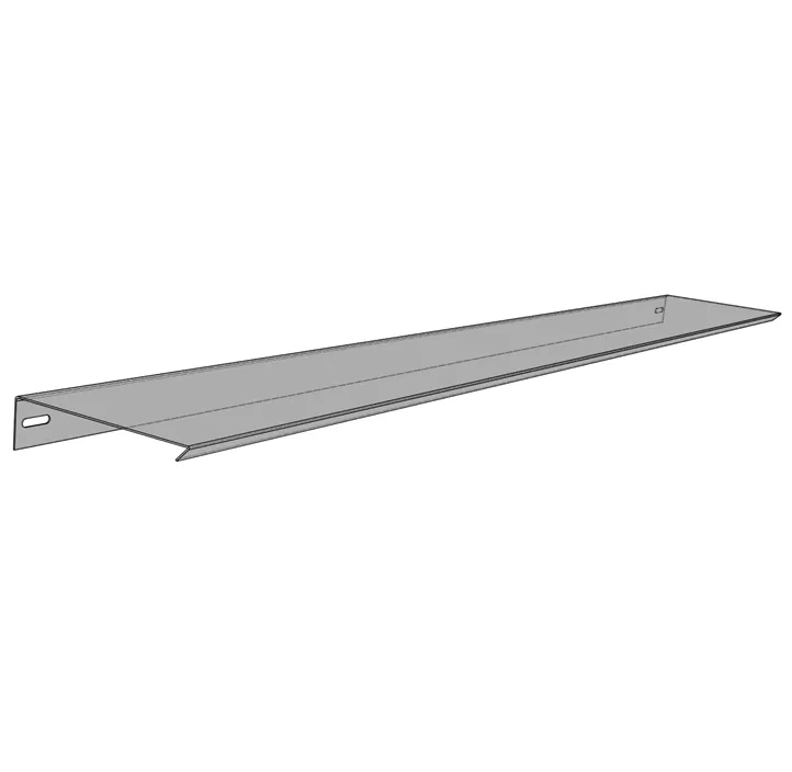 Längsblech für Hochbeet Holzbeton