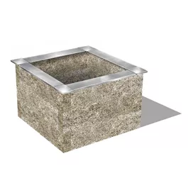 Holzbeton Hochbeet Typ 1, quadratisch