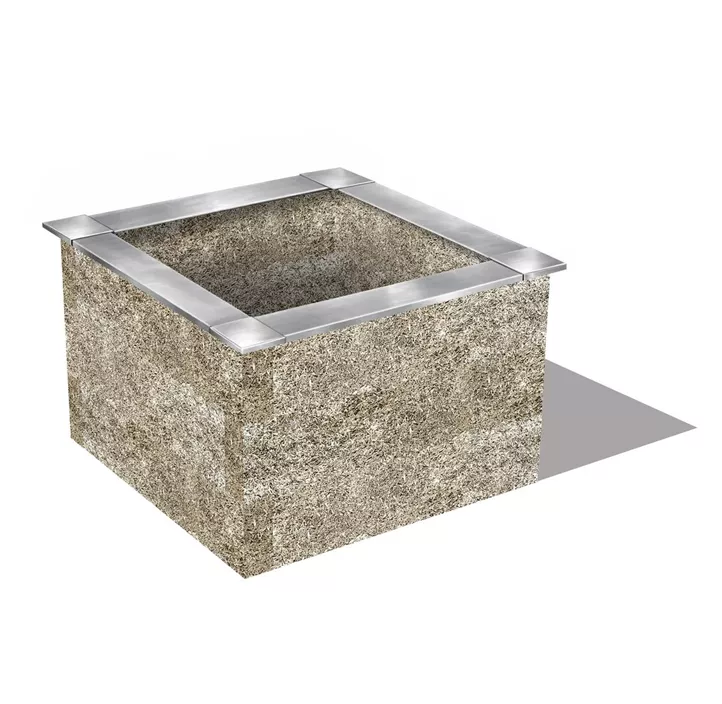 Holzbeton Hochbeet Typ 1, quadratisch