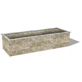 Holzbeton Hochbeet Typ 3, rechteckig