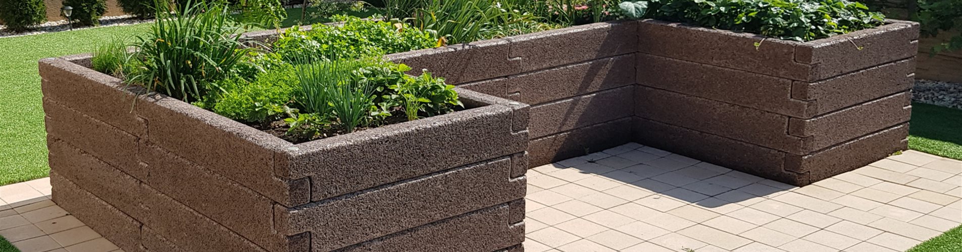 6618_Durisol Holzbeton-Hochbeet U1-Form_rotbraun