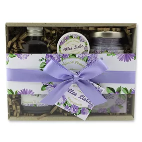 Geschenkbox Lavendel