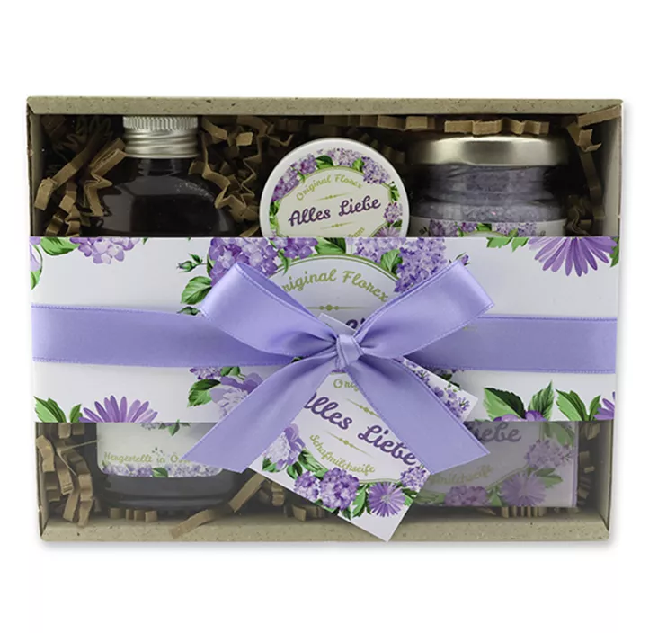 Geschenkbox Lavendel