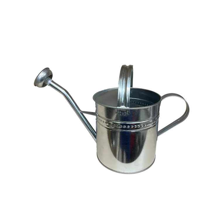 Metall-Gießkanne mit Brause rund
