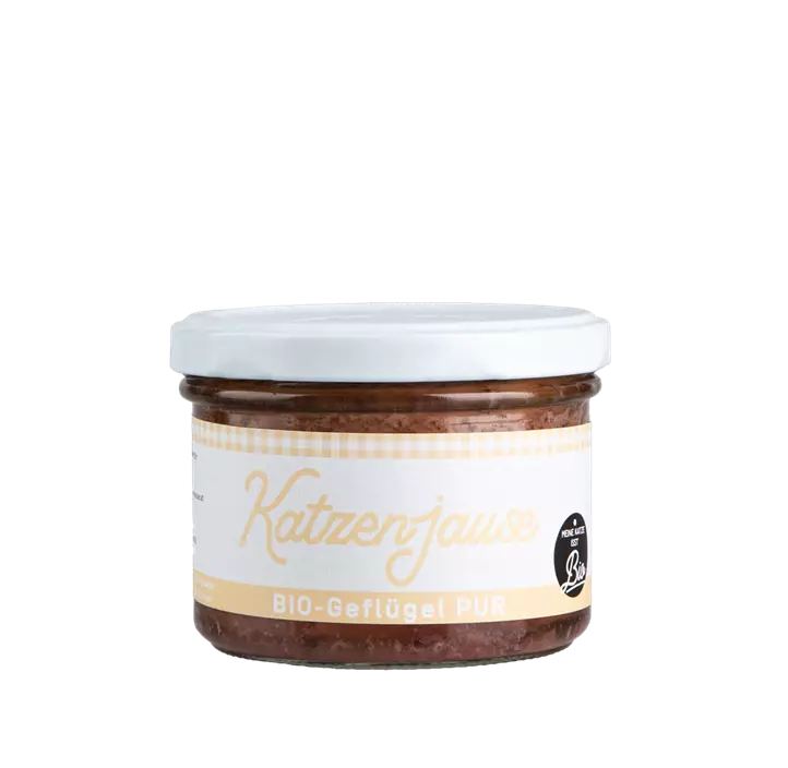 Katzenjause Bio Geflügel Pur im Glas