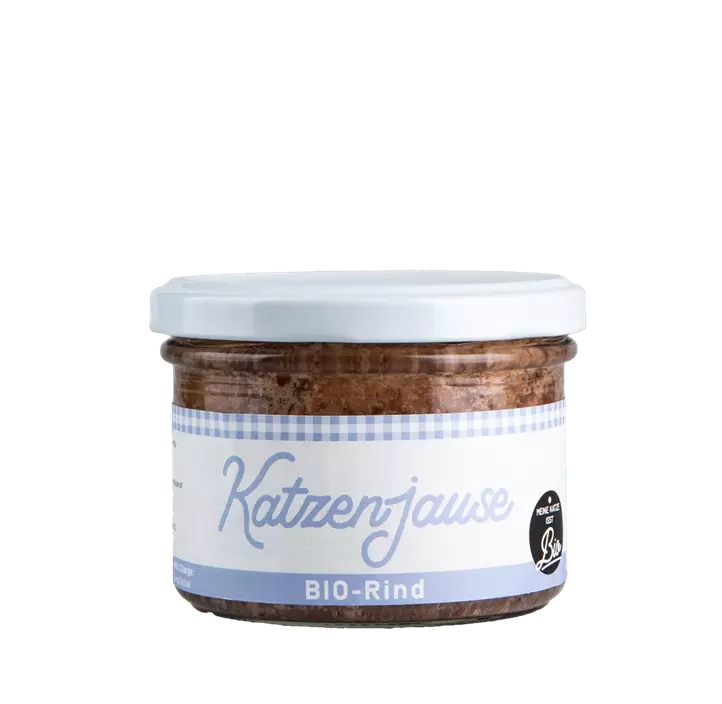 Katzenjause Bio Rind im Glas