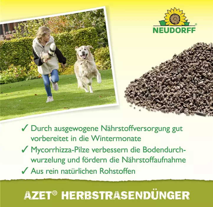 Azet Herbst Rasendünger, 10 kg