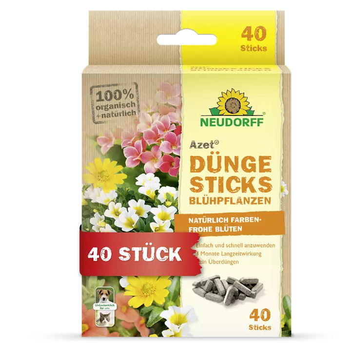 Azet Düngesticks für Blühpflanzen