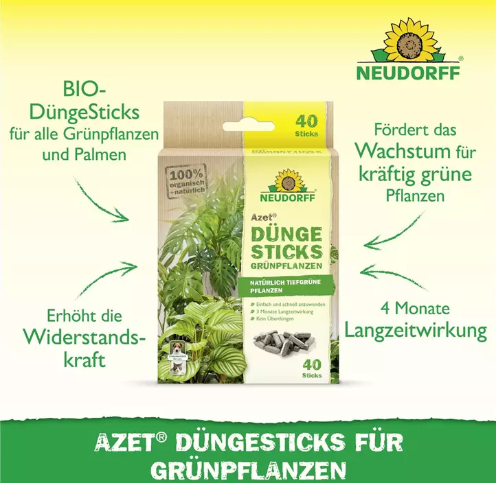 Azet Düngesticks für Grünpflanzen