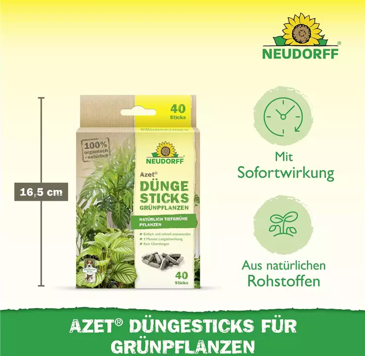 Azet Düngesticks für Grünpflanzen