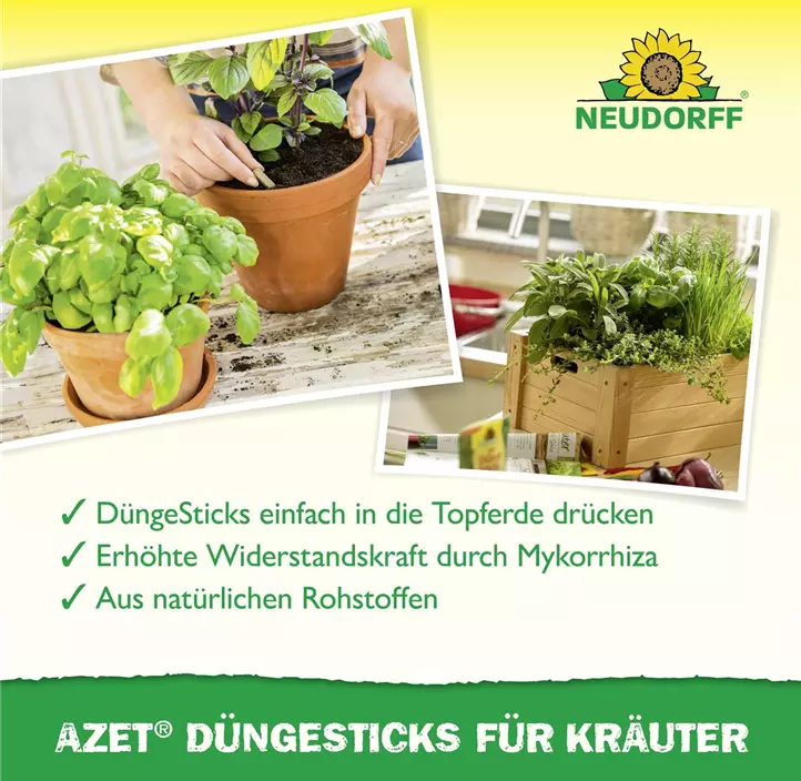 Azet Düngesticks für Kräuter