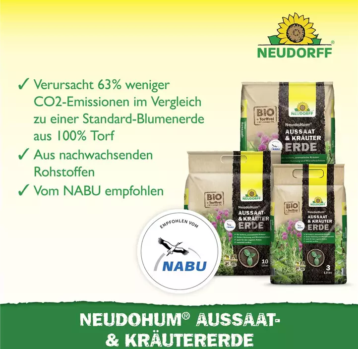 NeudoHum Aussaat- und KräuterErde