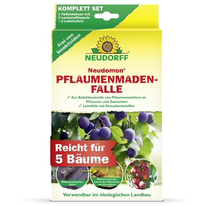 Neudomon Pflaumenmadenfalle