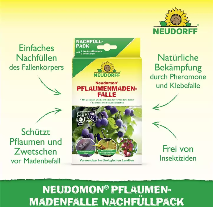 Neudomon Pflaumenmadenfalle Nachfüllung