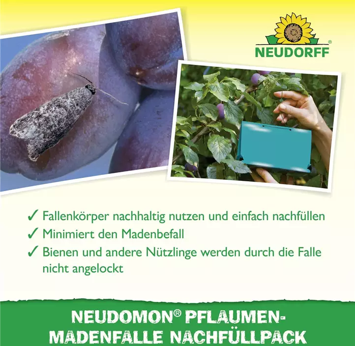 Neudomon Pflaumenmadenfalle Nachfüllung