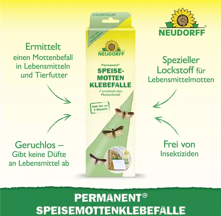 Permanent Speisemotten-Klebefalle