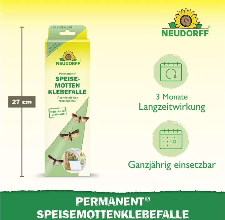 Permanent Speisemotten-Klebefalle