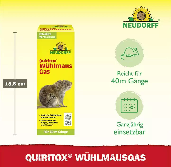 Wühlmausgas 2 Kartuschen