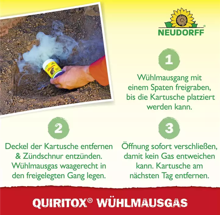 Wühlmausgas 2 Kartuschen