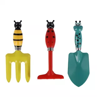Kinder-Gartenwerkzeug 'Insekten', 3er Set