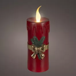 LED Kerze Weihnachtsmotiv