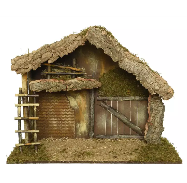 Weihnachtskrippe aus Holz