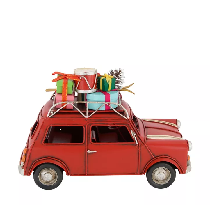 Auto X-Mas aus Metall