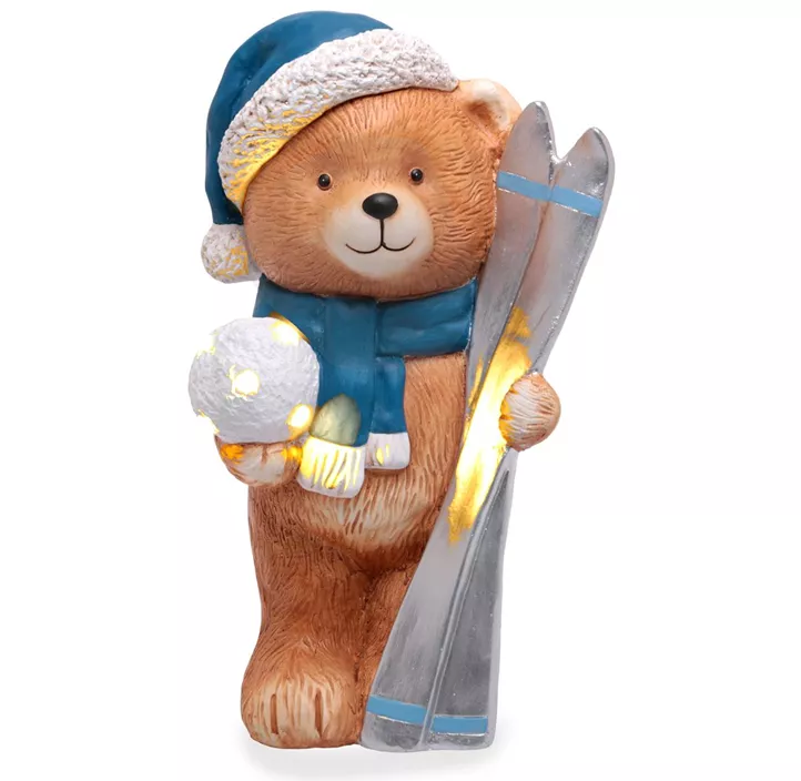 Bär LED mit Ski