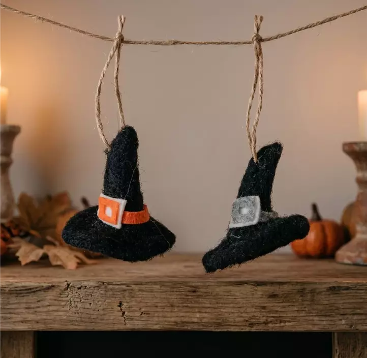 Dekohänger Spooky mit Hut