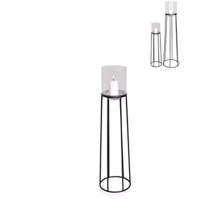 Glaswindlicht auf Eisengestell