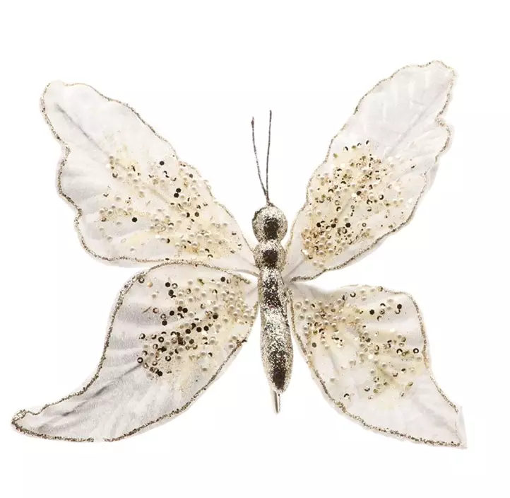 Schmetterling am Clip