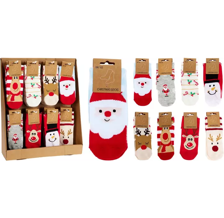 Damensocken Weihnachten