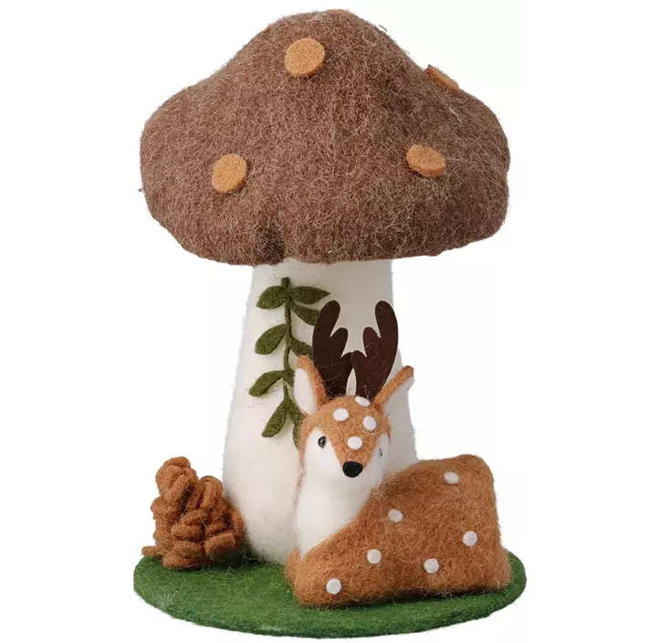 Fliegenpilz mit Tierdeko