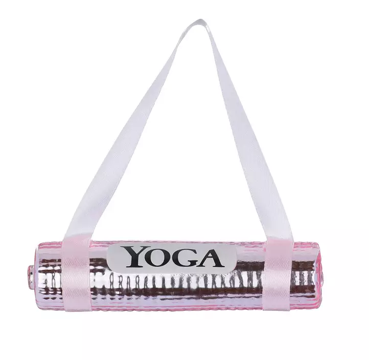 Glasfigur Yoga-Matte