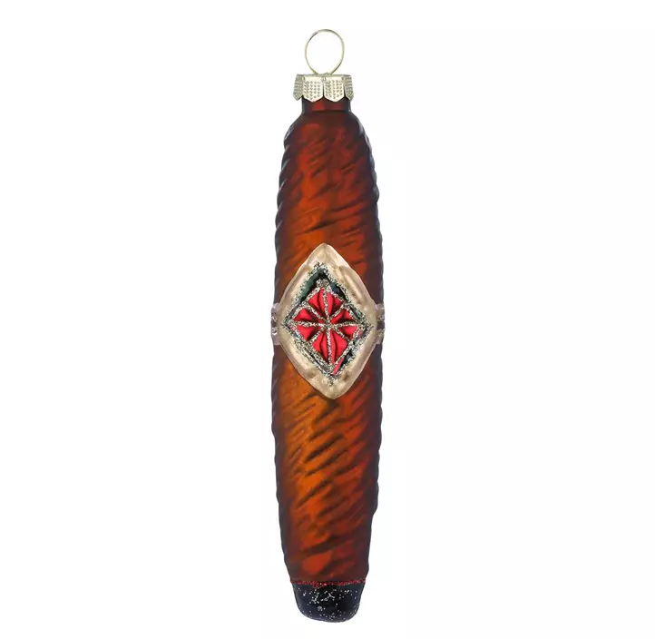 Glasfigur Zigarre
