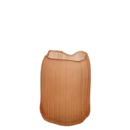 Glasvase Hurricane Amber Edge