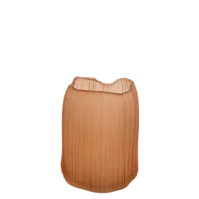 Glasvase Hurricane Amber Edge