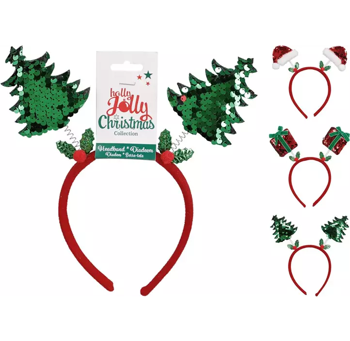 Haarreif Weihnachtsfigur