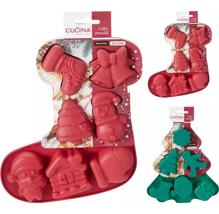 Kuchenform X-Mas aus Silikon