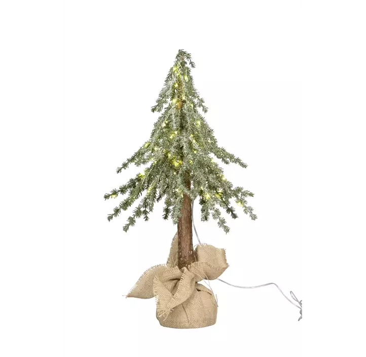 Tanne mit LED beschneit