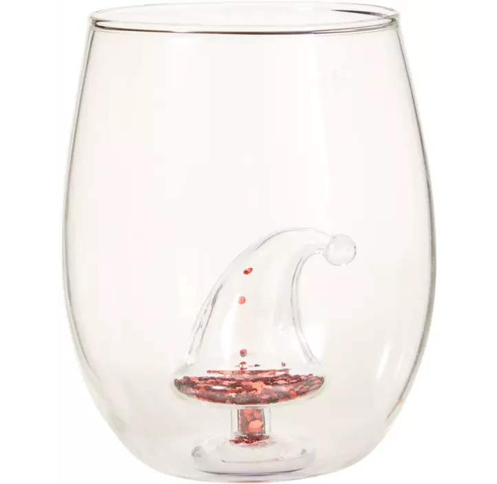 Trinkglas mit Figur